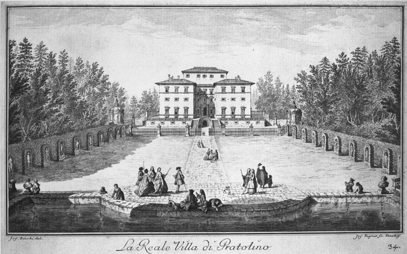 Villa Medici Pratolino photographic reproduction