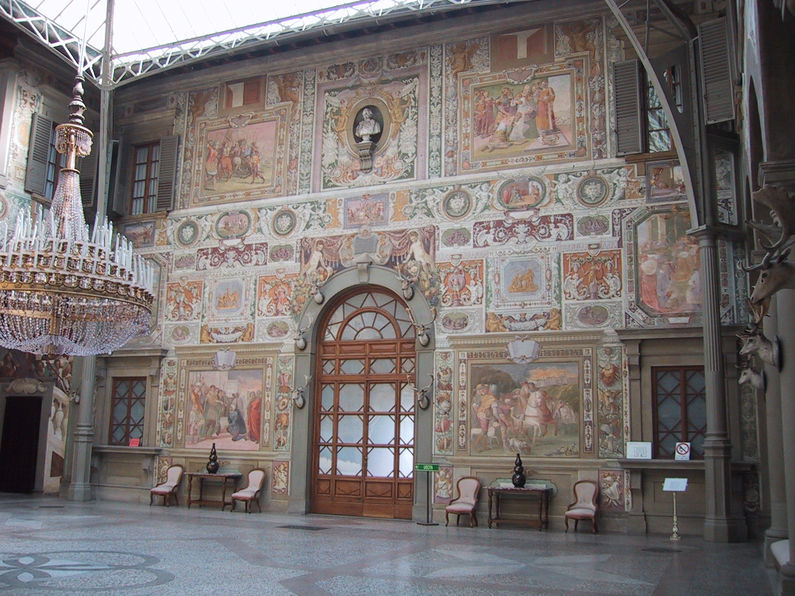 Villa della Petraia, frescoes
